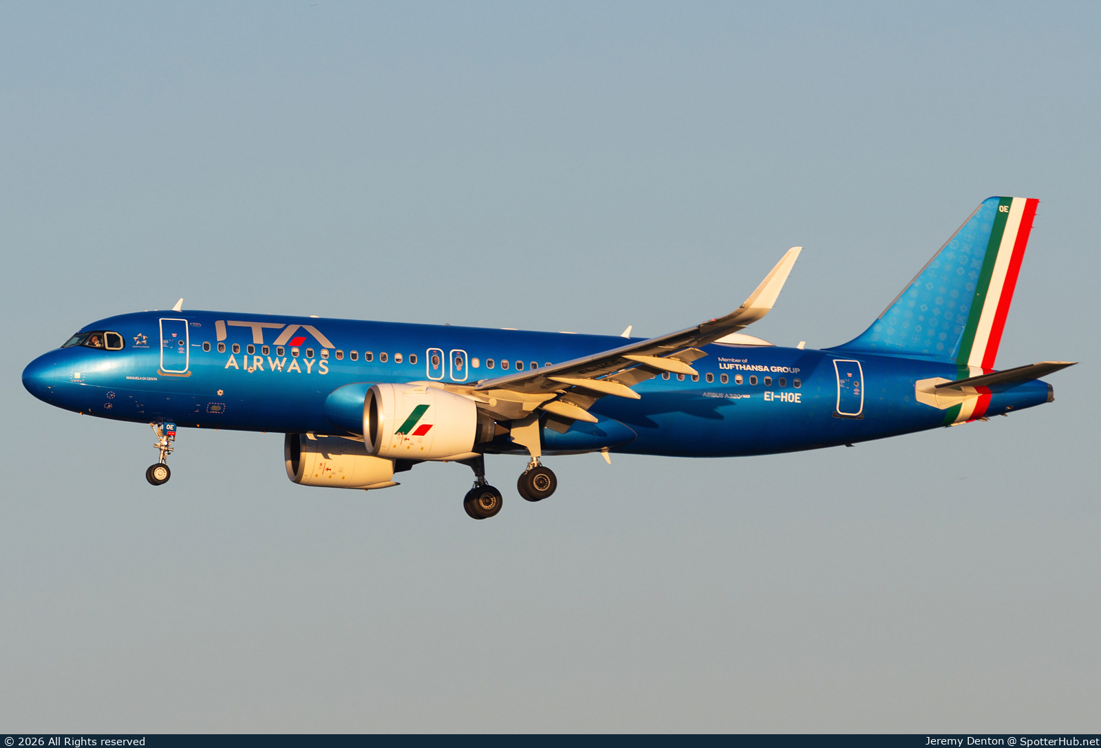 Photo of EI-HOE - Airbus A320-272N operated by ITA Airways