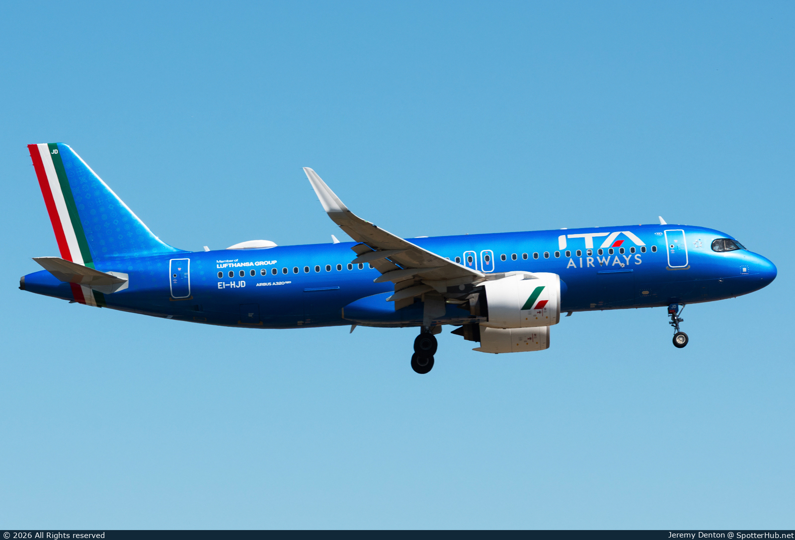 Photo of EI-HJD - Airbus A320-272N operated by ITA Airways