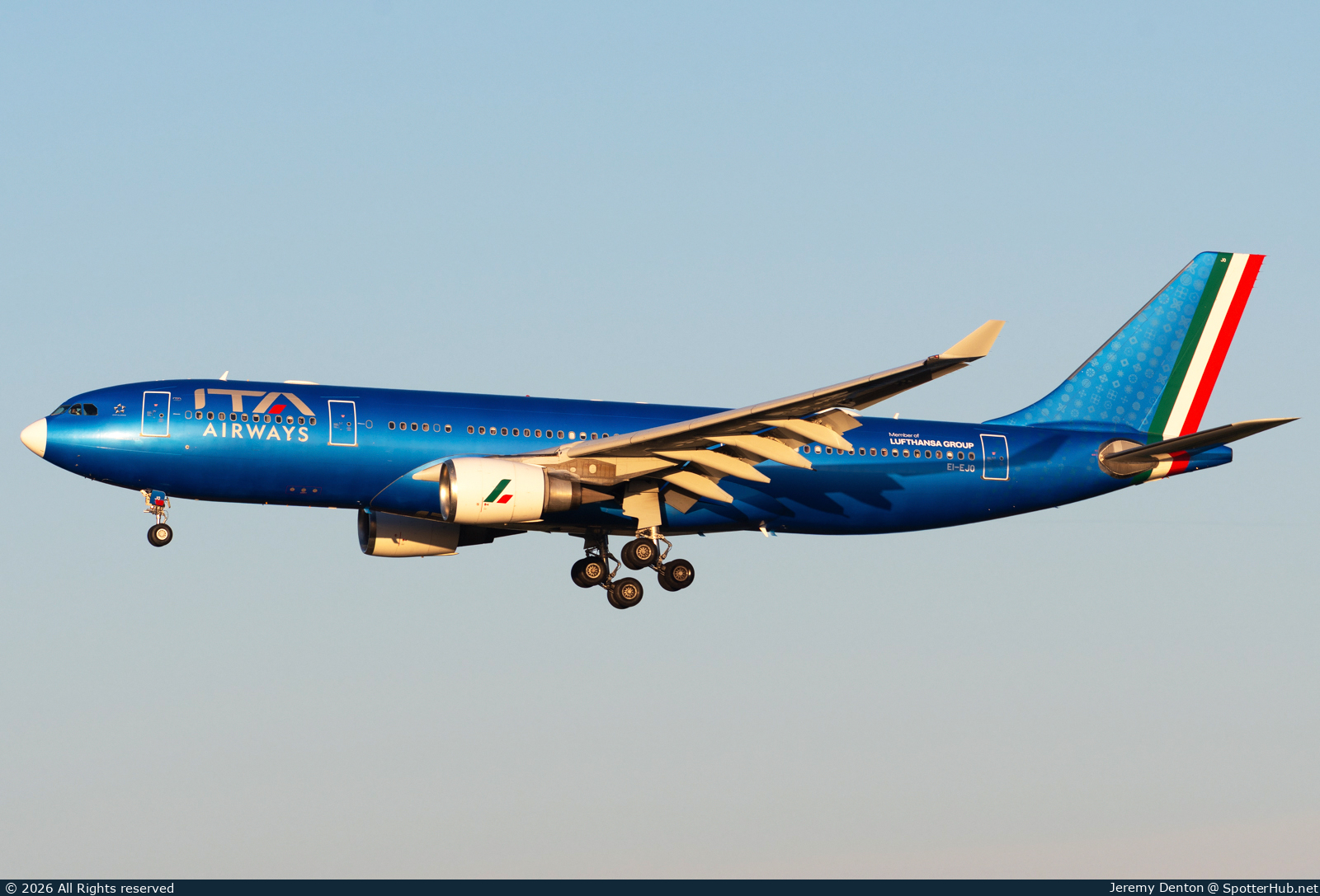 Photo of EI-EJO - Airbus A330-202 operated by ITA Airways