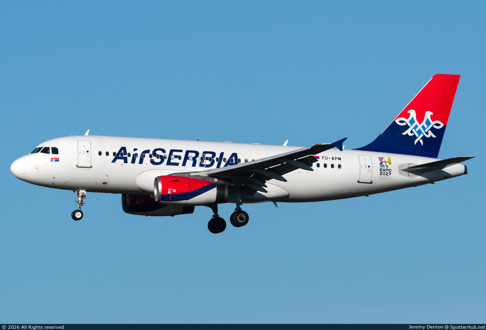 Photo of YU-APM - Airbus A319-132 operated by Air Serbia