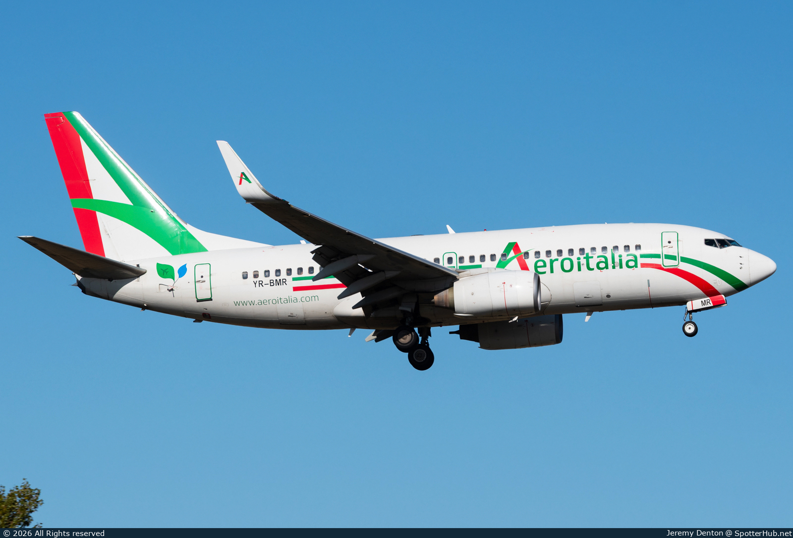 Photo of YR-BMR - Boeing 737-7K2 operated by Aeroitalia (opb Hello Jets)