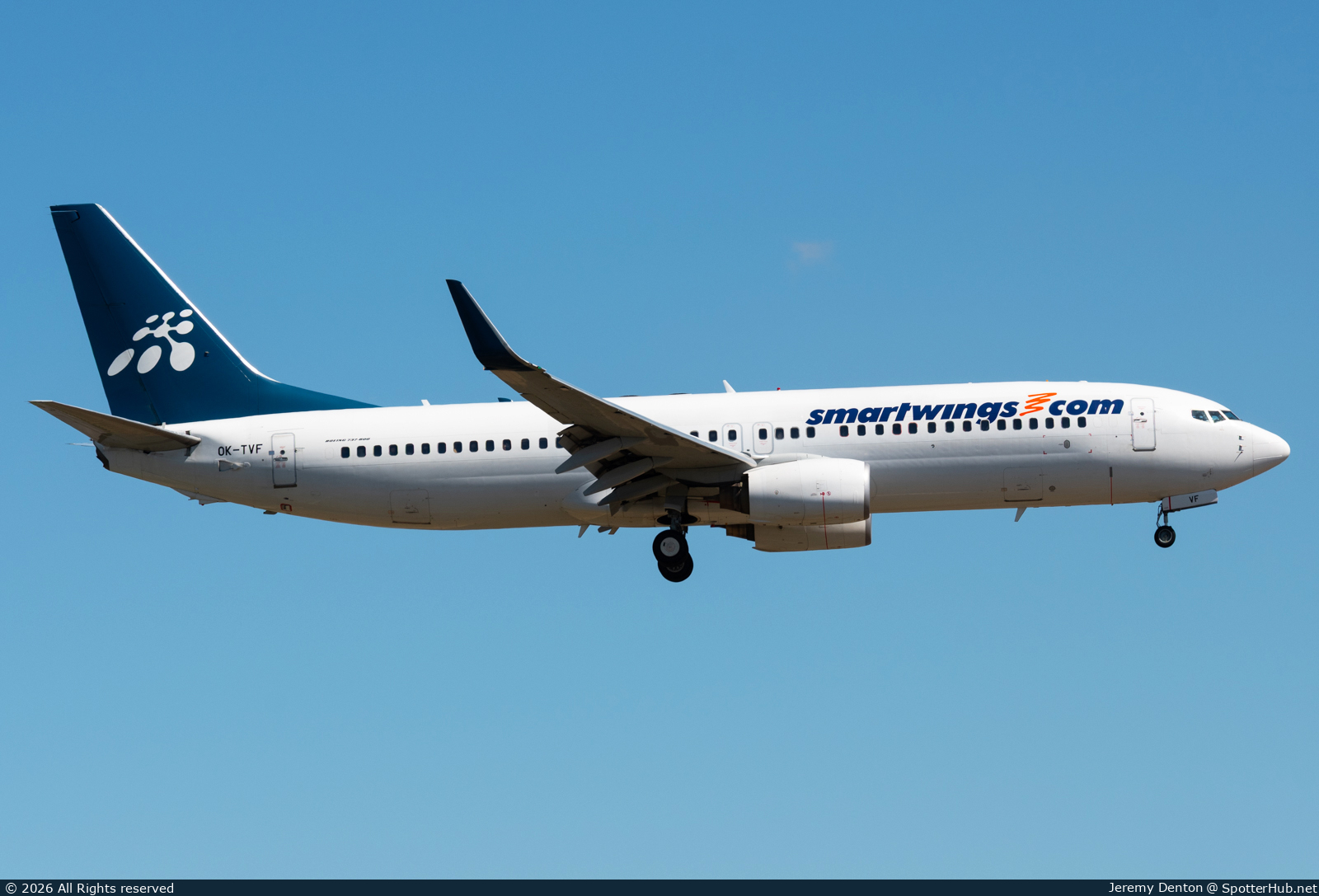 Photo of OK-TVF - Boeing 737-8FH operated by SmartWings