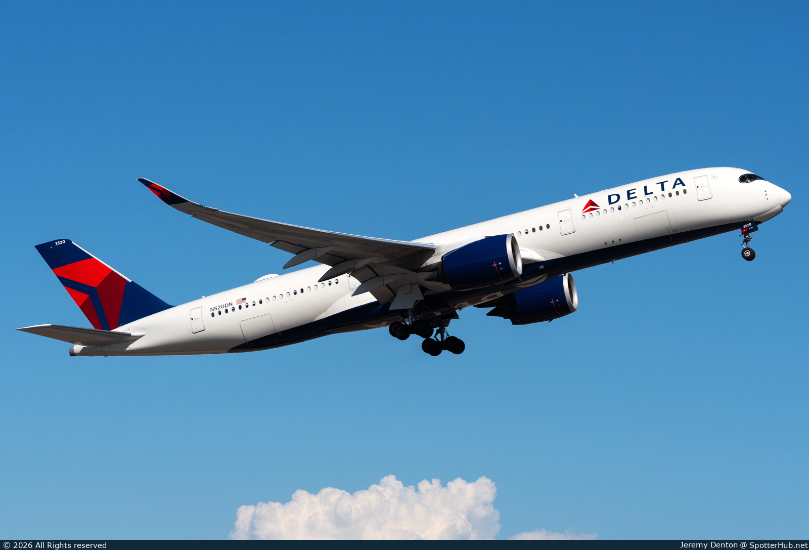 Photo of N520DN - Airbus A350-941 operated by Delta Air Lines