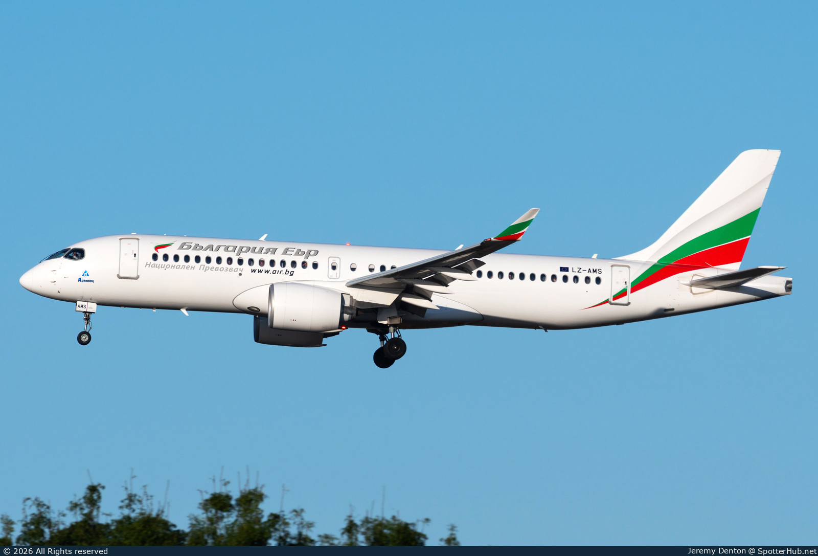 Photo of LZ-AMS - Airbus A220-300 operated by Bulgaria Air
