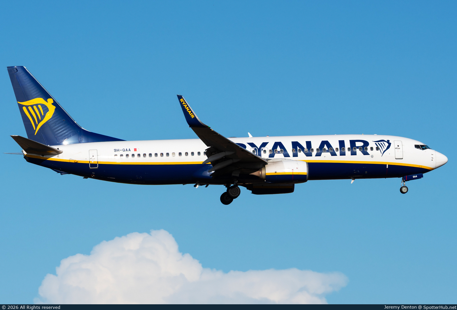 Photo of 9H-QAA - Boeing 737-8AS operated by Ryanair (opb Malta Air)