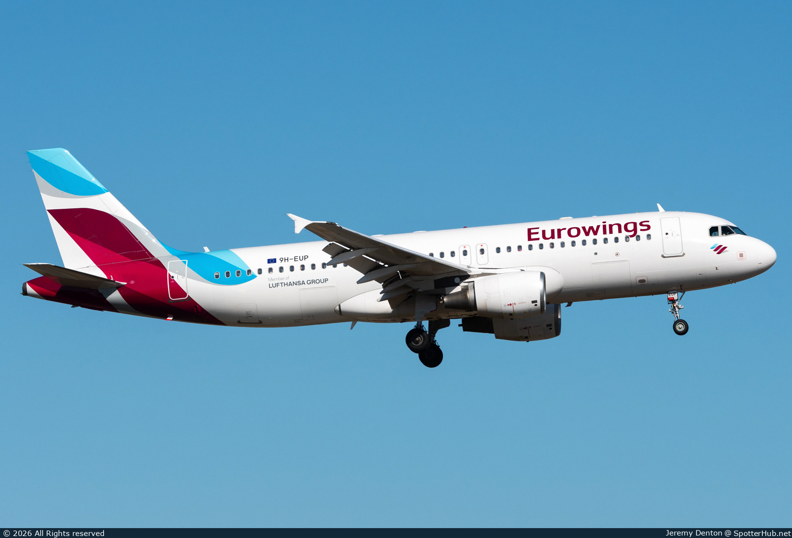 Photo of 9H-EUP - Airbus A320-214 operated by Eurowings Europe Malta