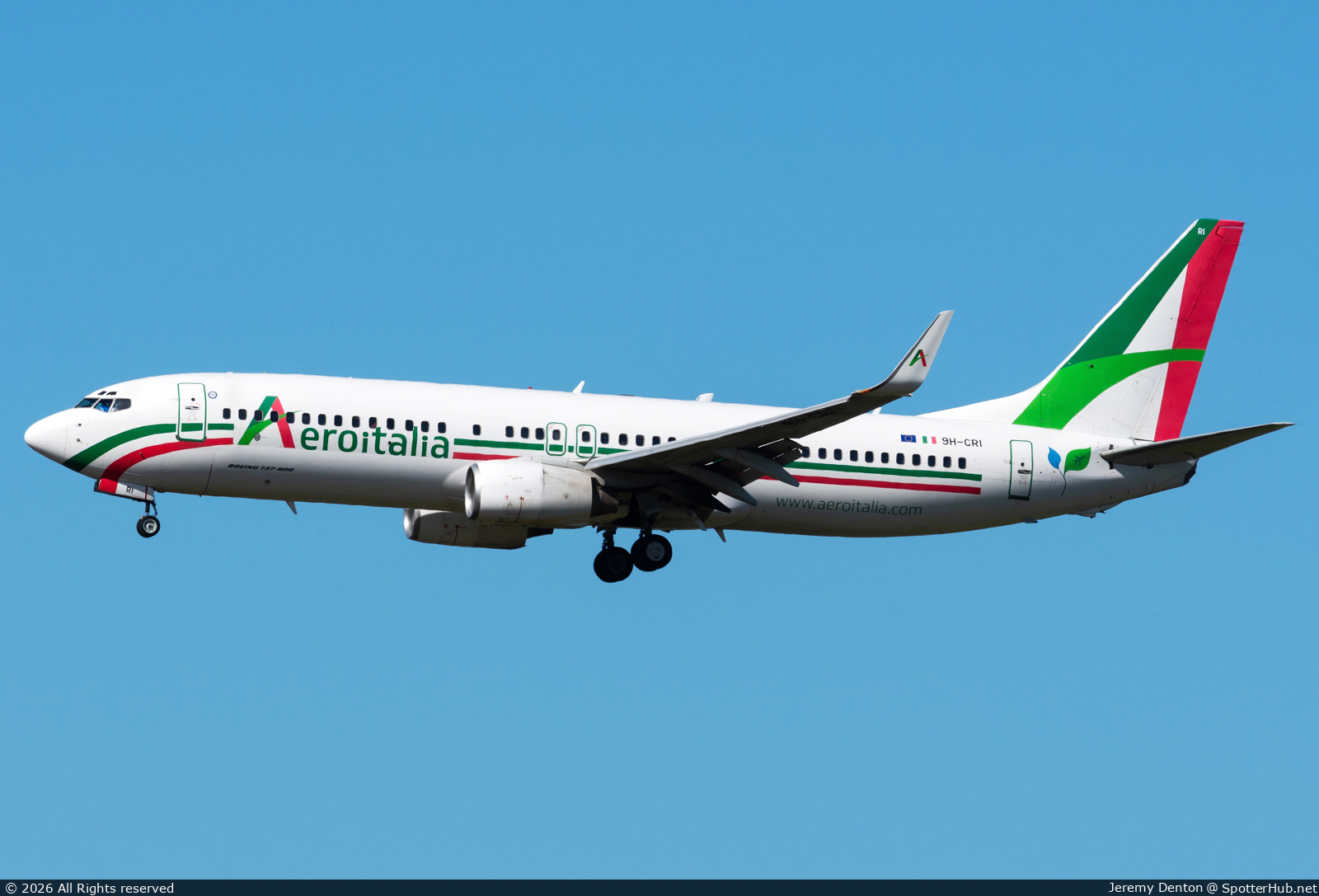 Photo of 9H-CRI - Boeing 737-85F operated by Aeroitalia