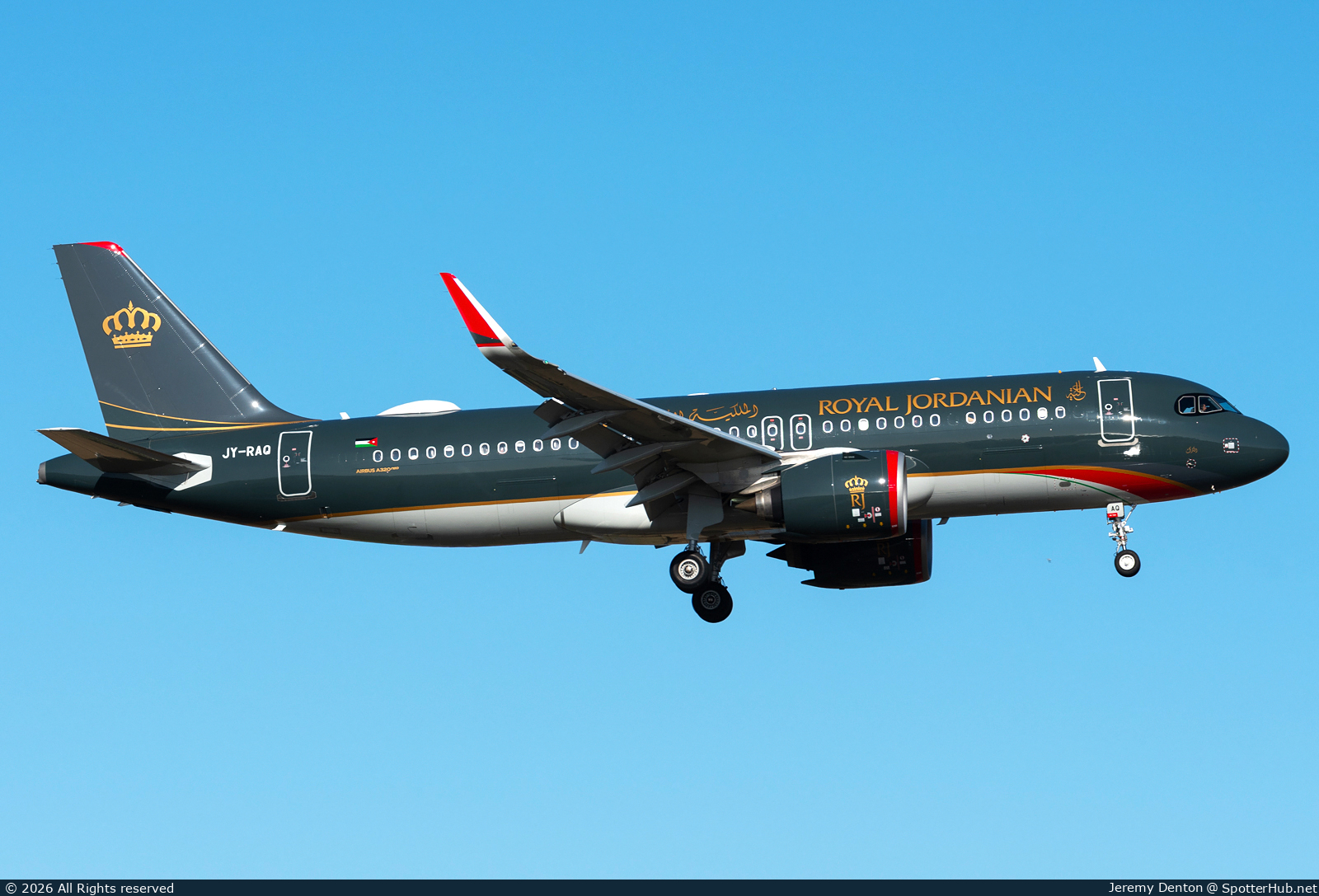 Photo of JY-RAQ - Airbus A320-271N operated by Royal Jordanian Airlines