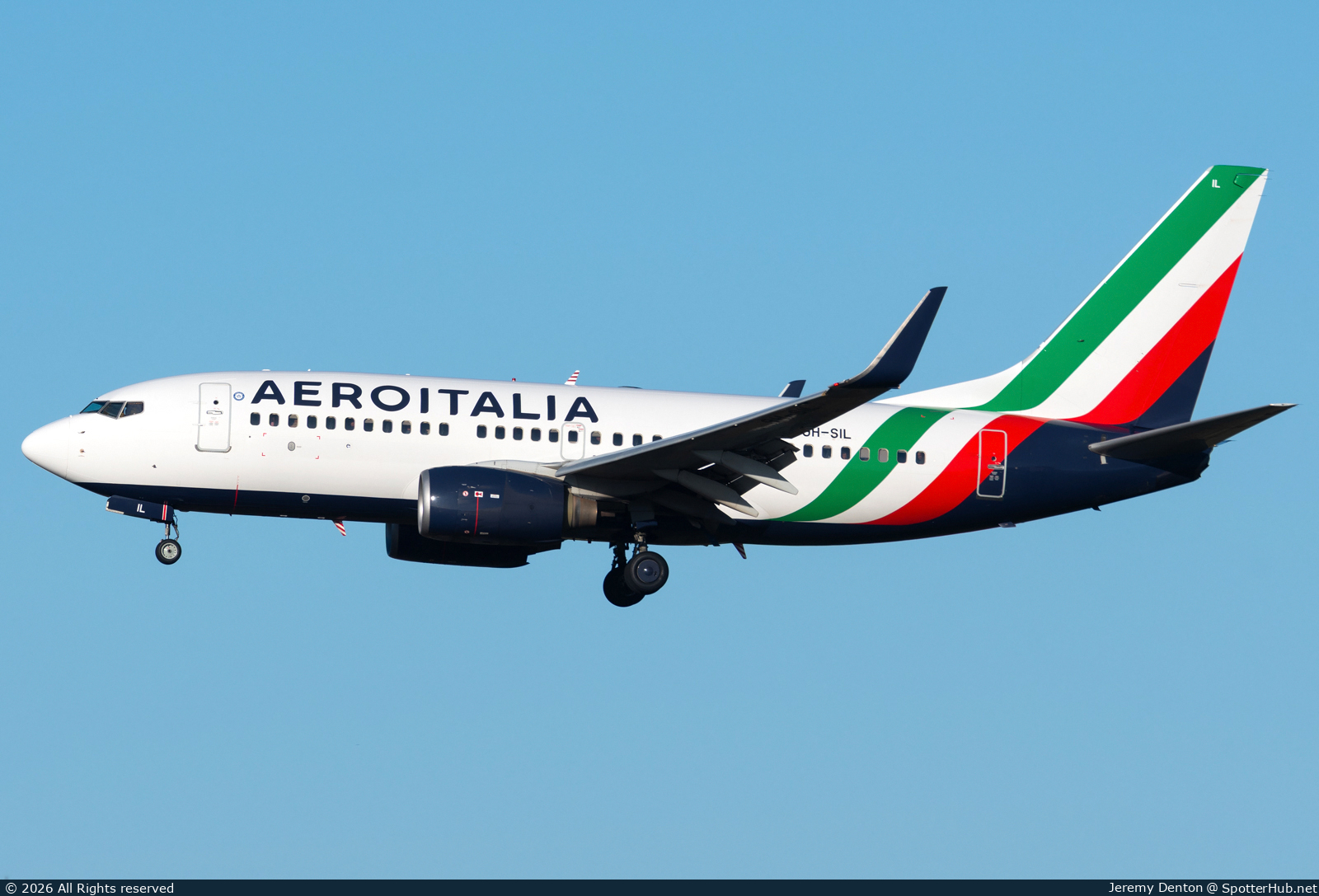 Photo of 9H-SIL - Boeing 737-7K5 operated by Aeroitalia