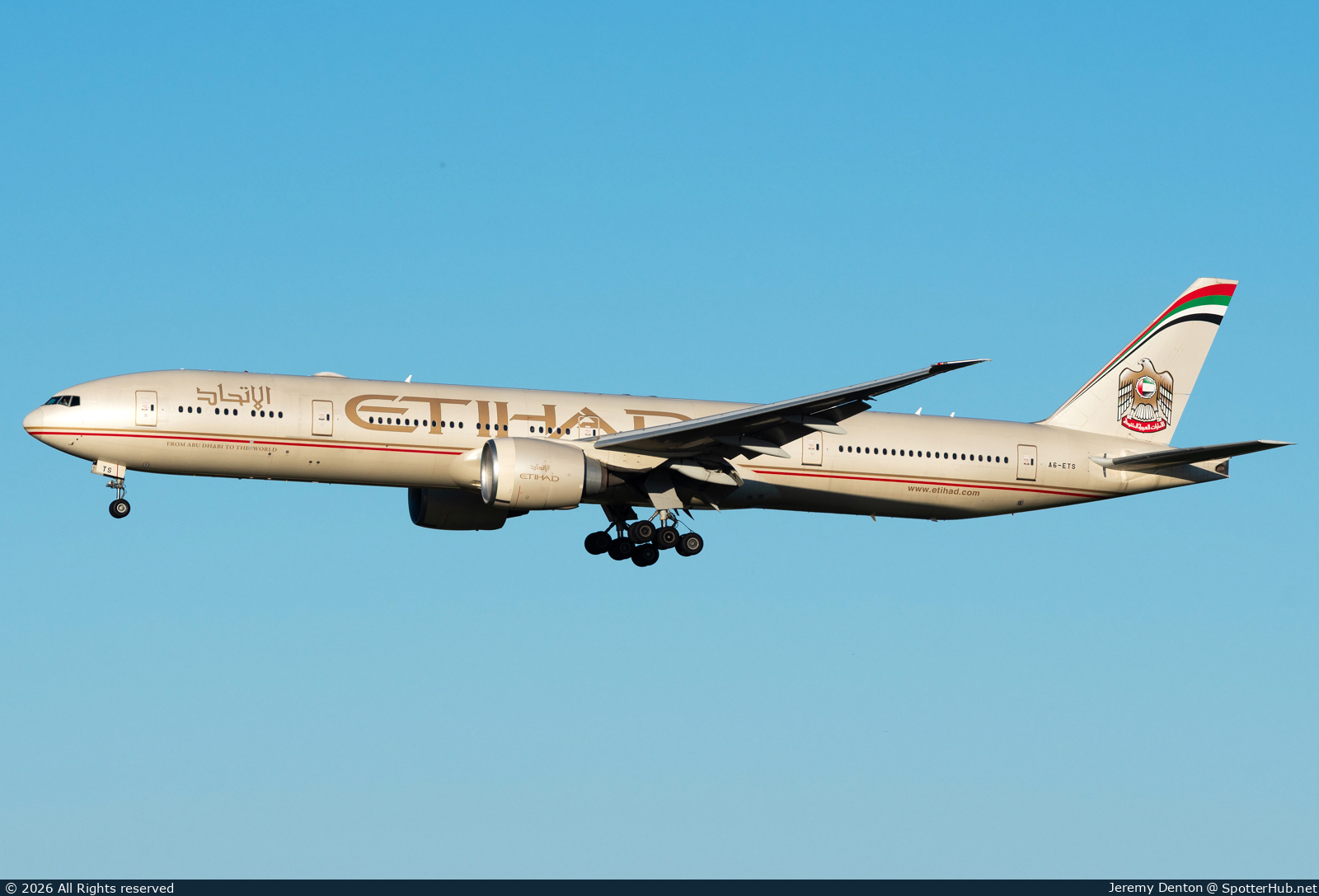 Photo of A6-ETS - Boeing 777-3FX(ER) operated by Etihad Airways