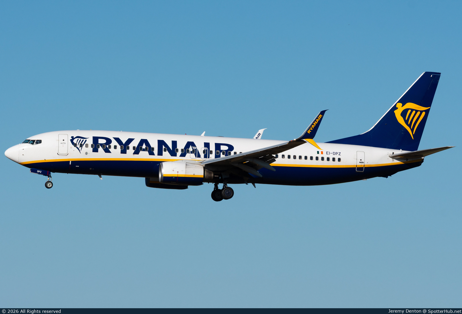 Photo of EI-DPZ - Boeing 737-8AS operated by Ryanair