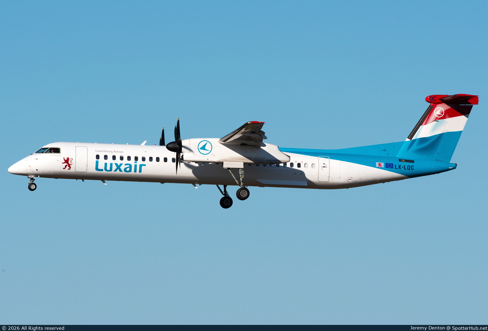 Photo of LX-LQC - Bombardier DHC-8-402 Dash 8 Q400 operated by Luxair