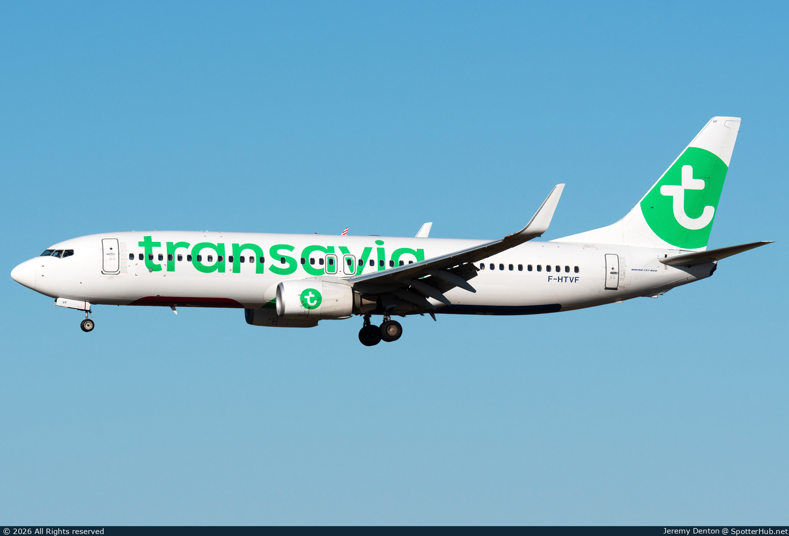 Photo of F-HTVF - Boeing 737-8K2 operated by Transavia France