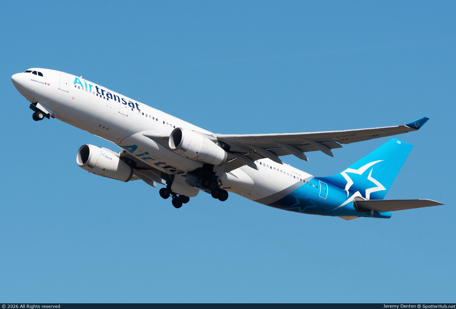 Photo of C-GTSR - Airbus A330-243 operated by Air Transat