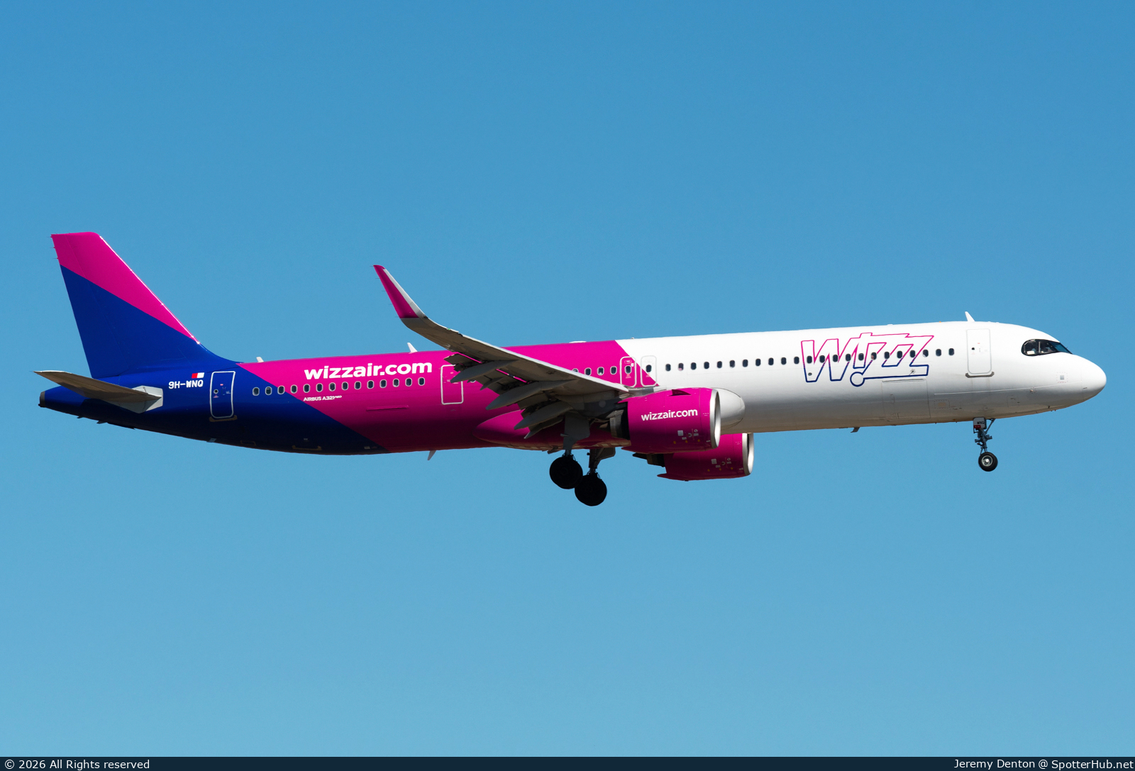Photo of 9H-WNQ - Airbus A321-271NX operated by Wizz Air Malta