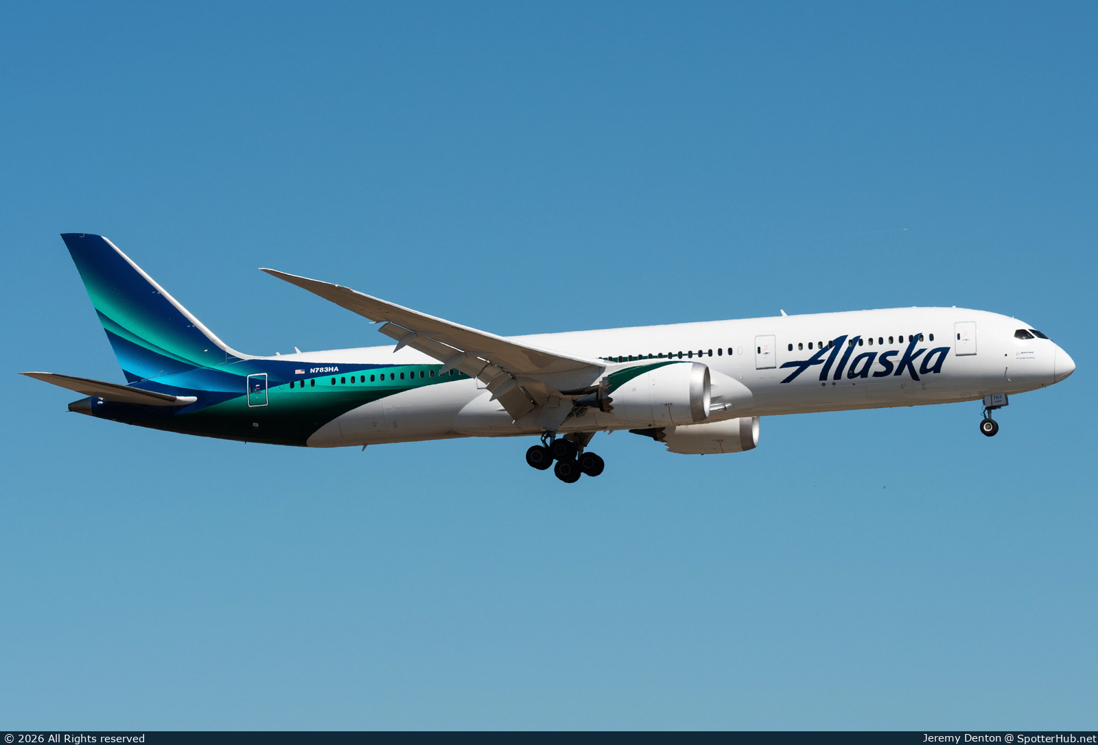 Photo of N783HA - Boeing 787-9 Dreamliner operated by Alaska Airlines