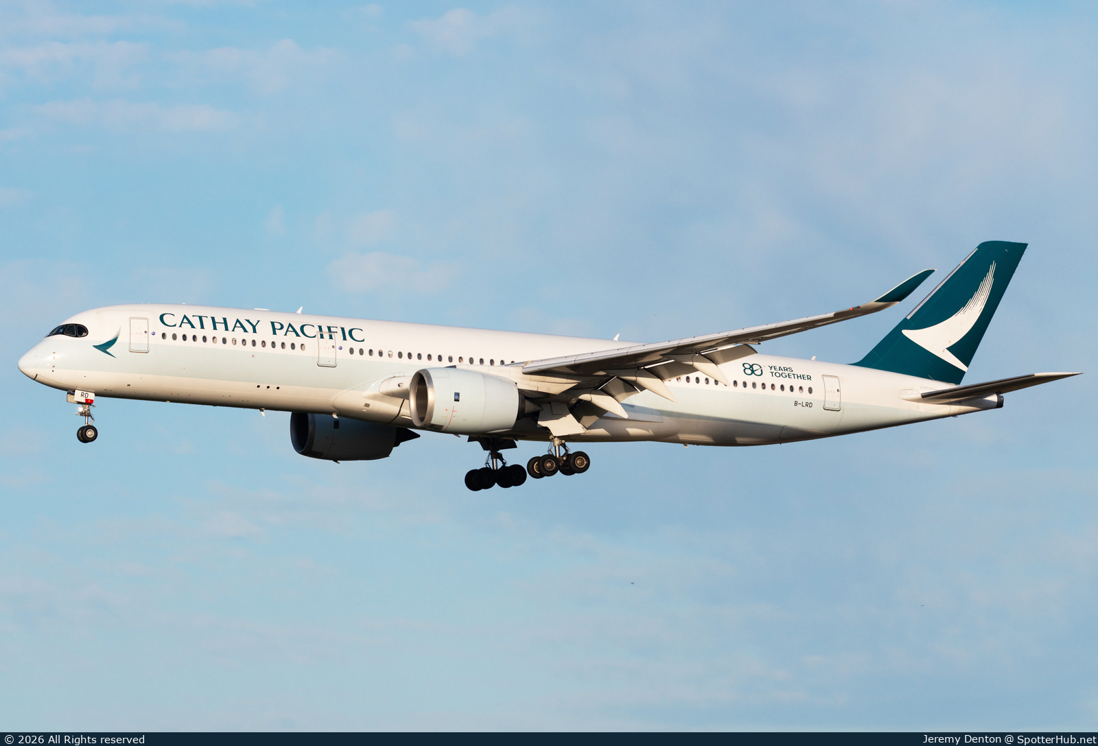 Photo of B-LRD - Airbus A350-941 operated by Cathay Pacific Airways