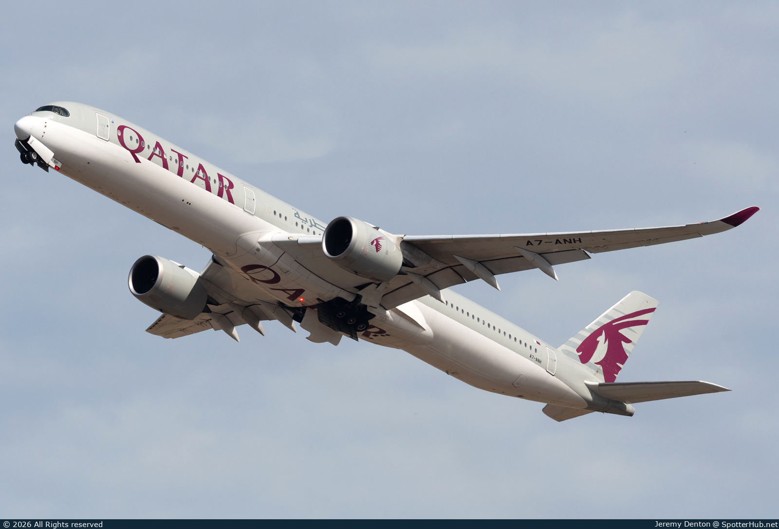 Photo of A7-ANH - Airbus A350-1041 operated by Qatar Airways