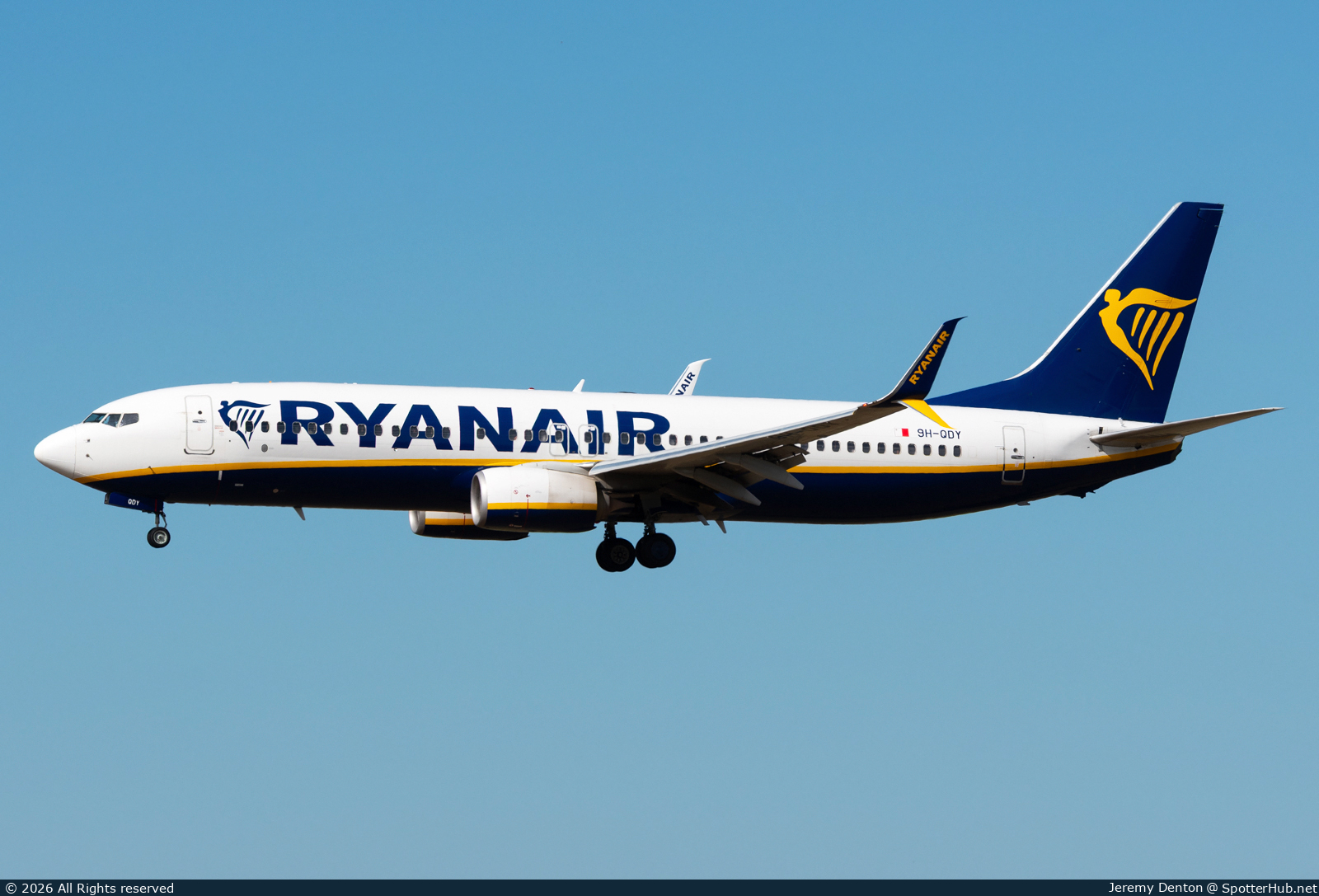 Photo of 9H-QDY - Boeing 737-8AS operated by Ryanair (opb Malta Air)