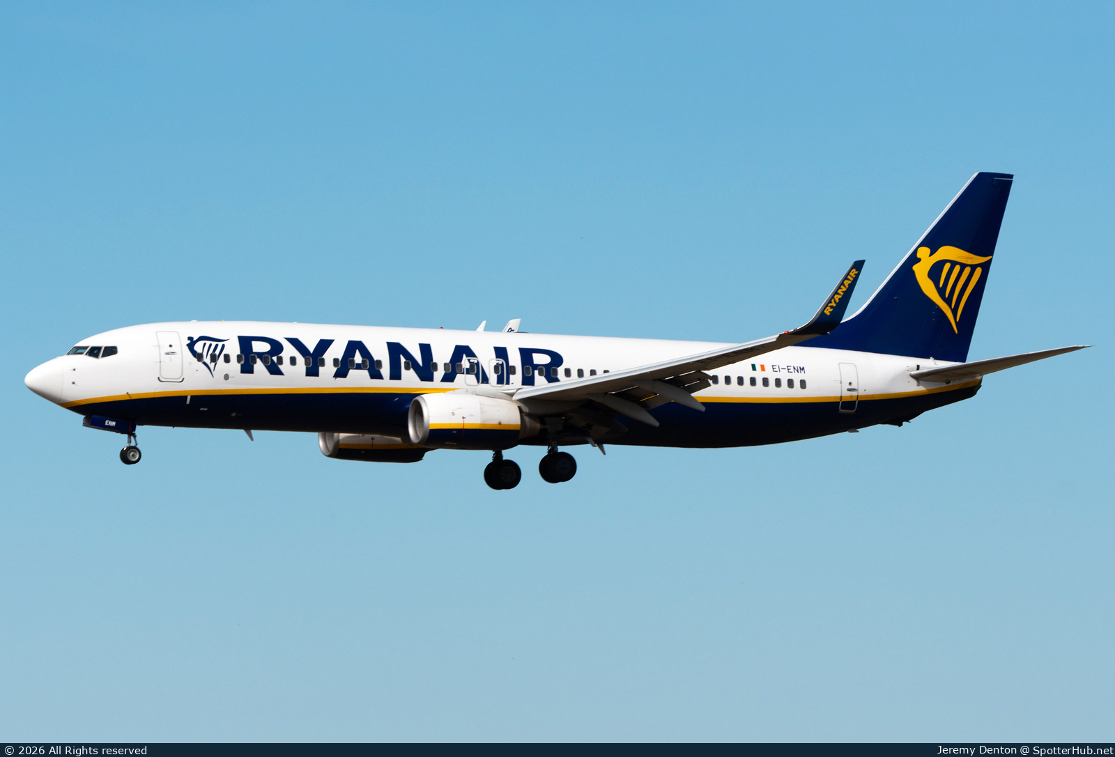 Photo of EI-ENM - Boeing 737-8AS operated by Ryanair