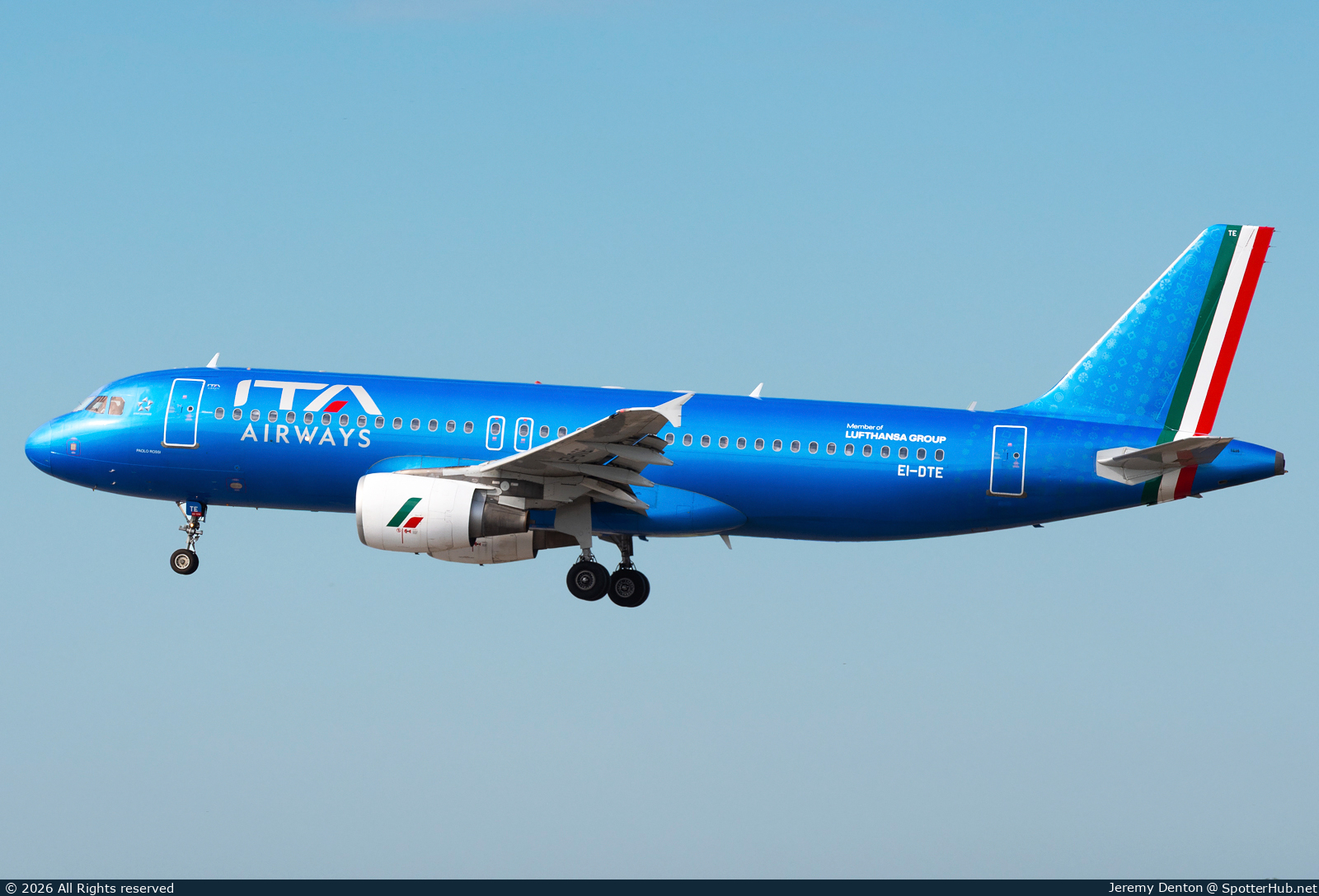 Photo of EI-DTE - Airbus A320-216 operated by ITA Airways