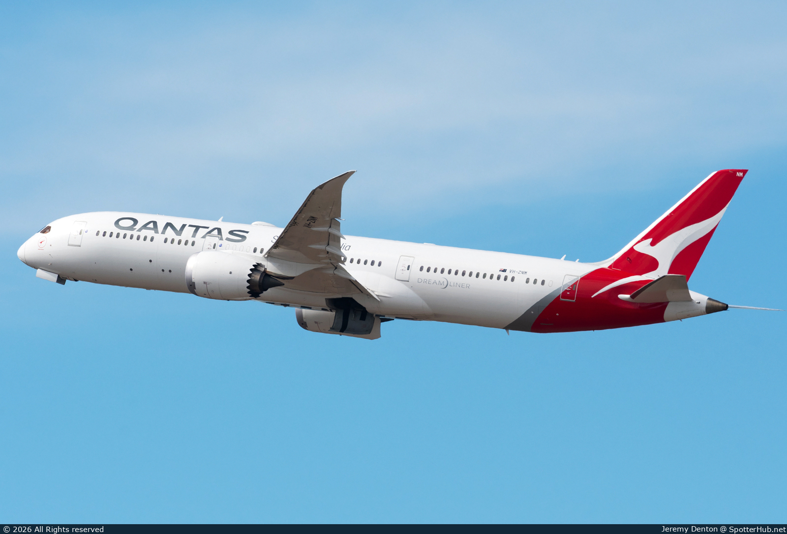 Photo of VH-ZNM - Boeing 787-9 Dreamliner operated by Qantas
