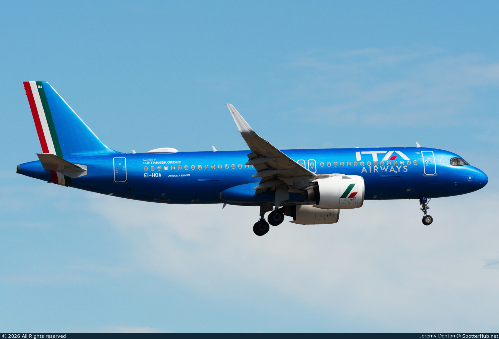 Photo of EI-HOA - Airbus A320-271N operated by ITA Airways