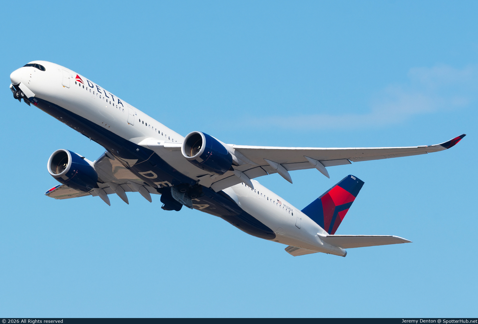 Photo of N532DZ - Airbus A350-941 operated by Delta Air Lines