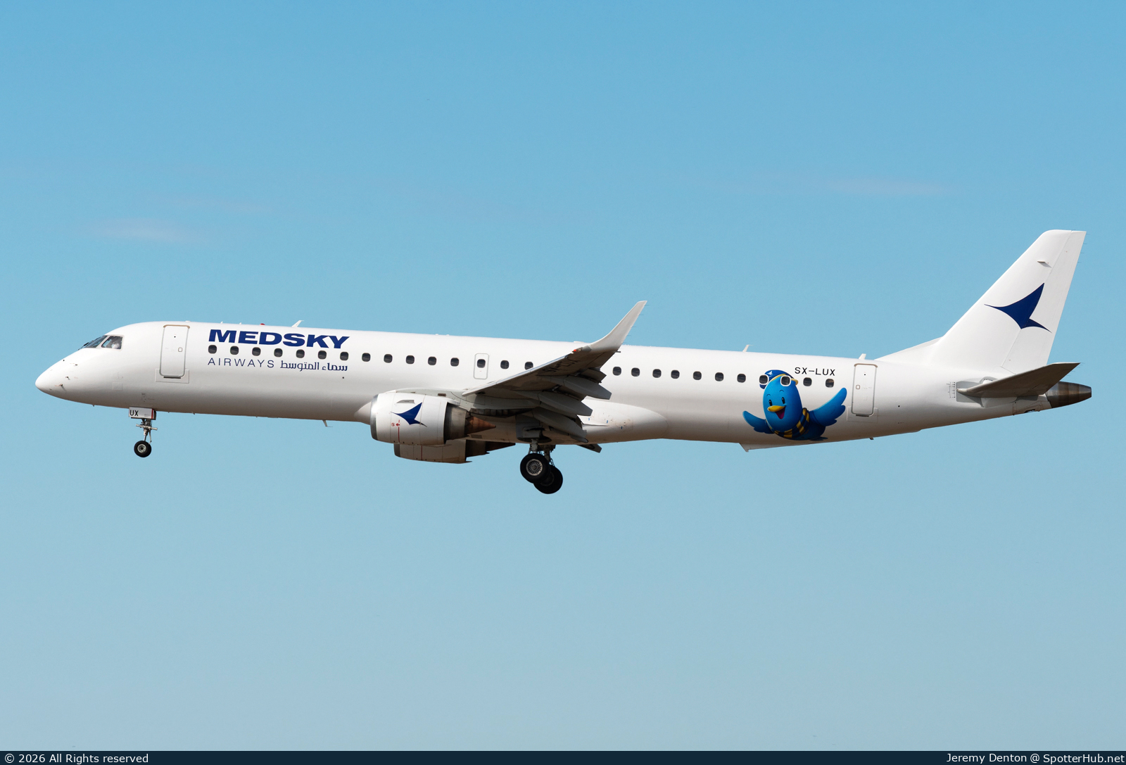 Photo of SX-LUX - Embraer ERJ-195LR operated by Medsky Airways (opb Marathon Airlines)