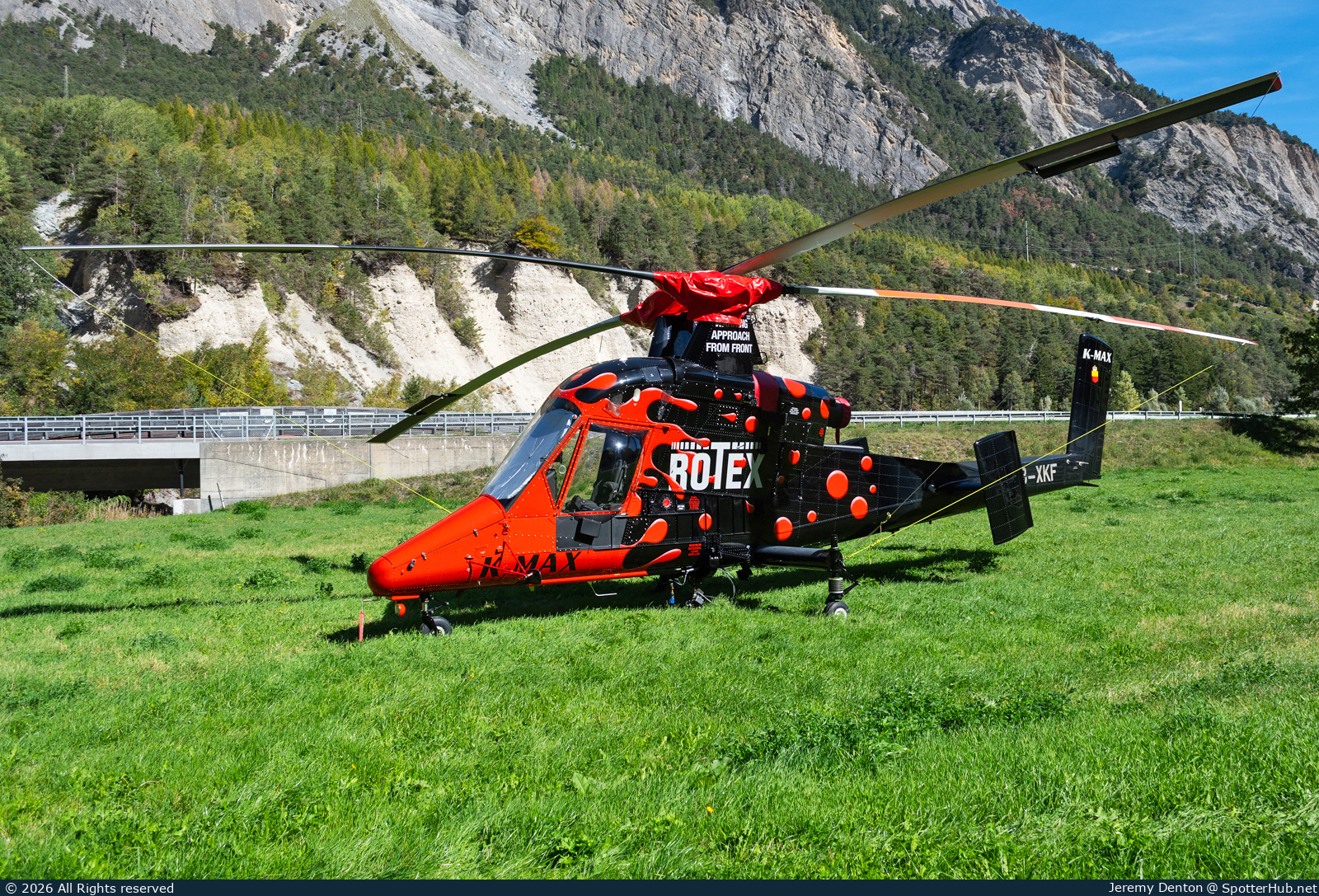 Photo of HB-XKF - Kaman K-1200 K-Max operated by Rotex Helicopter