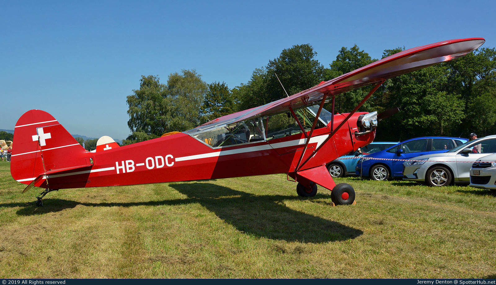 Photo of HB-ODC - Piper L-4J Grasshopper operated by Private