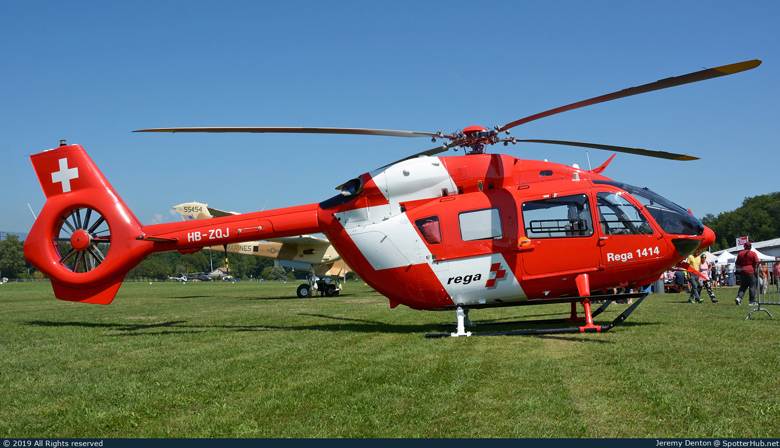 Photo of HB-ZQJ - Airbus Helicopters H145 operated by Rega Swiss Air-Rescue