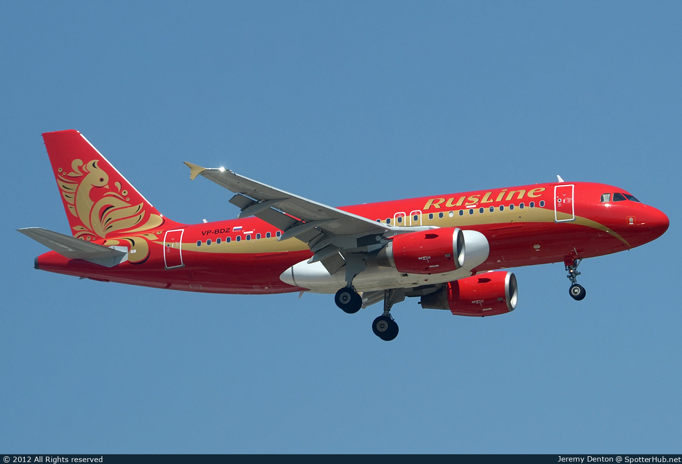 Photo of VP-BDZ - Airbus A319-112 operated by RusLine