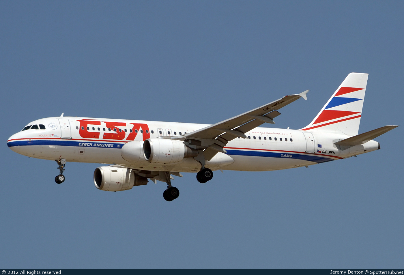 Photo of OK-MEH - Airbus A320-214 operated by CSA Czech Airlines