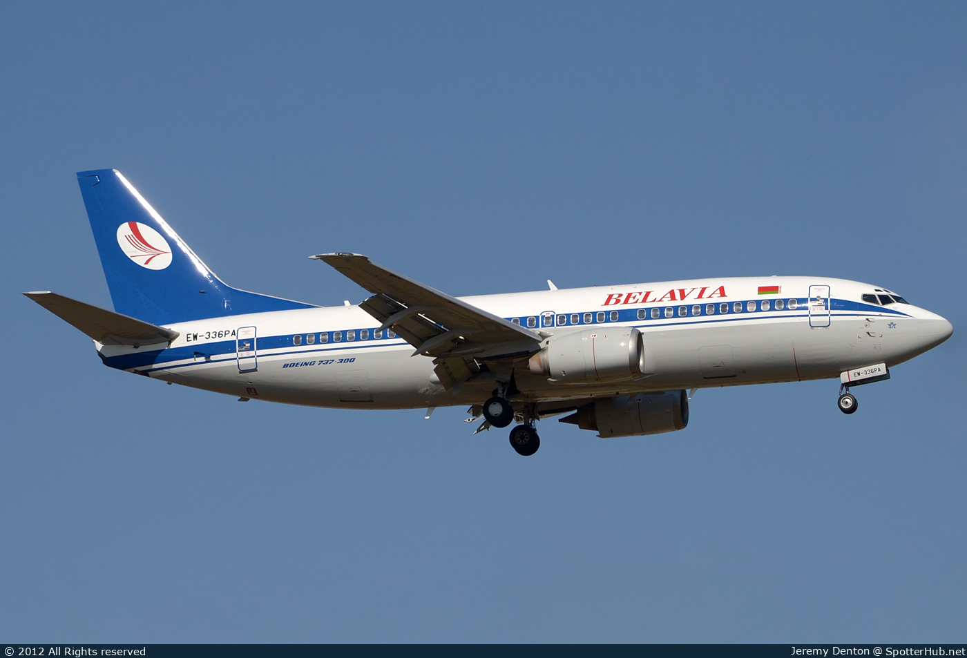 Photo of EW-336PA - Boeing 737-3Q8 operated by Belavia
