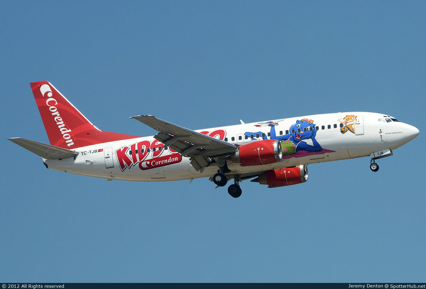 Photo of TC-TJB - Boeing 737-3Q8 operated by Corendon Airlines