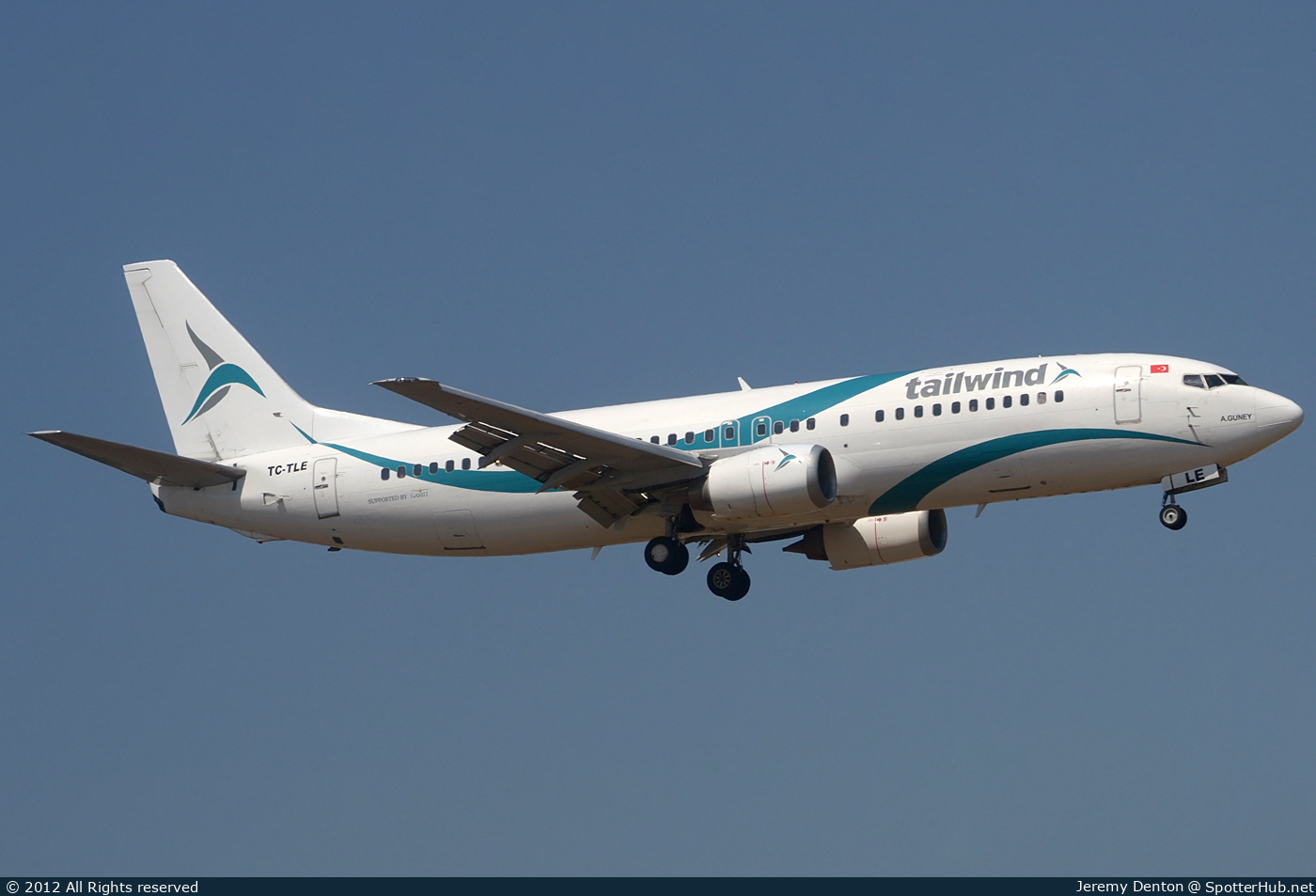 Photo of TC-TLE - Boeing 737-4Q8 operated by Tailwind Airlines