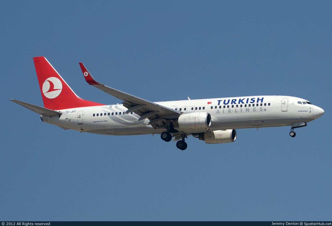 Photo of TC-JFF - Boeing 737-8F2 operated by Turkish Airlines