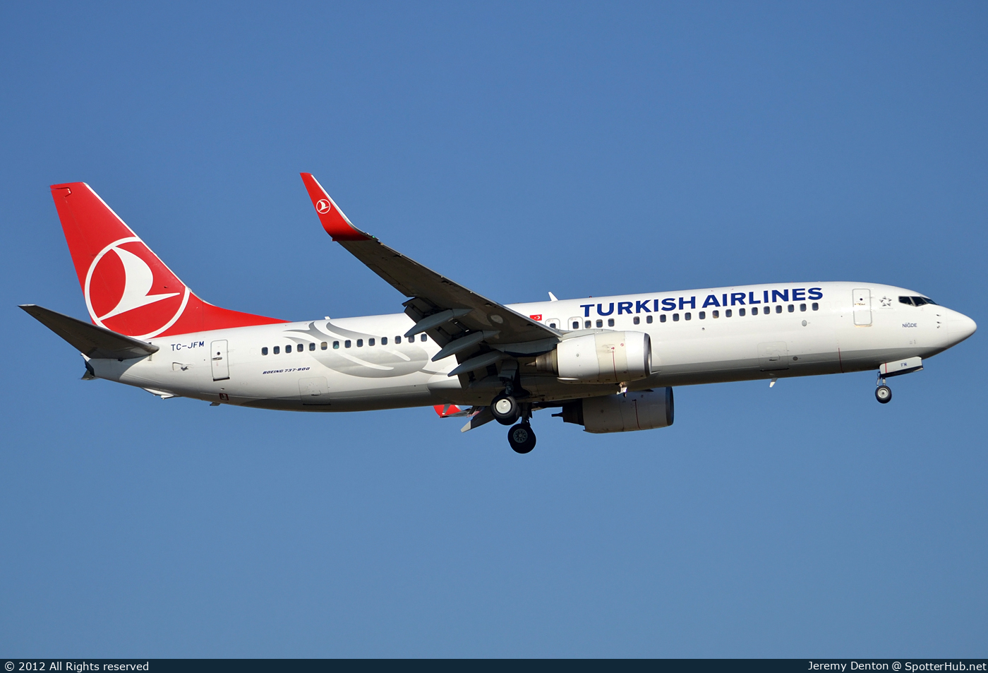 Photo of TC-JFM - Boeing 737-8F2 operated by Turkish Airlines