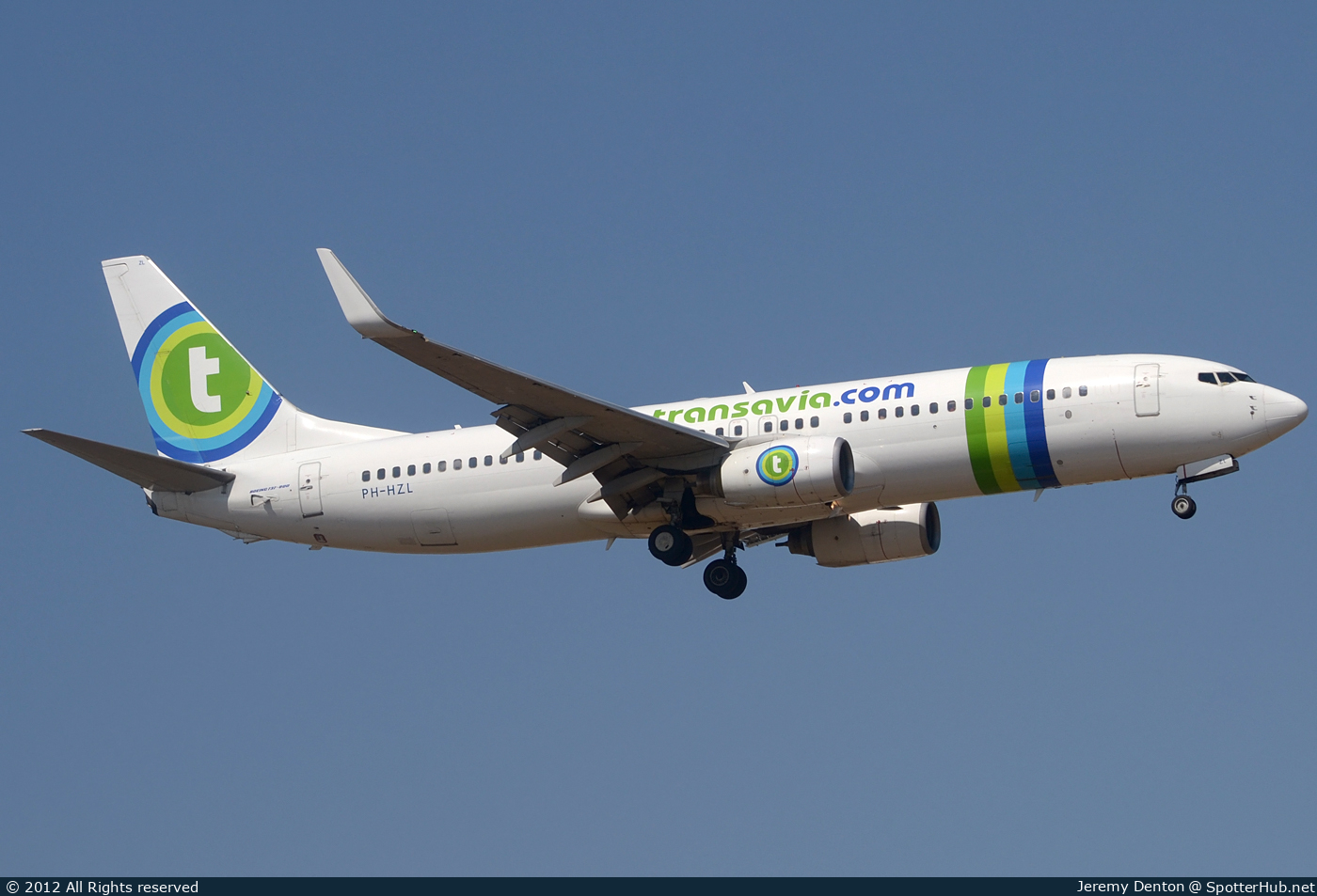 Photo of PH-HZL - Boeing 737-8K2 operated by Transavia