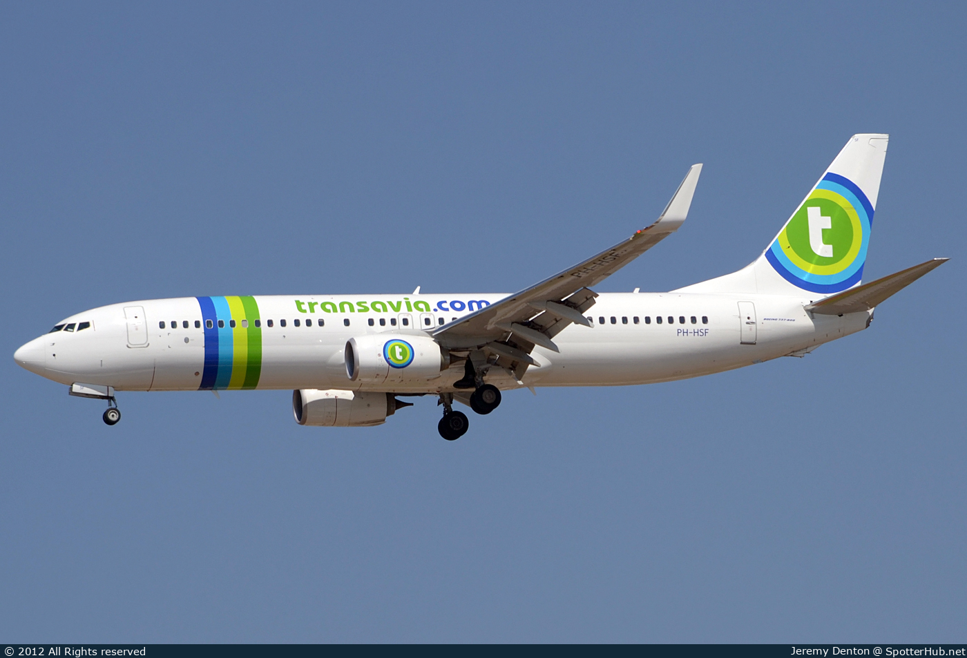 Photo of PH-HSF - Boeing 737-8K2 operated by Transavia