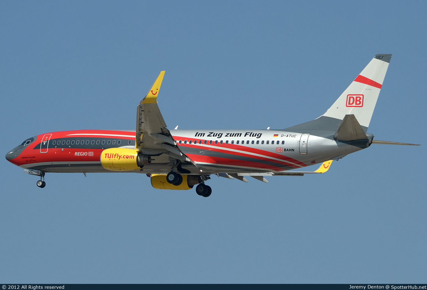 Photo of D-ATUC - Boeing 737-8K5 operated by TUIfly