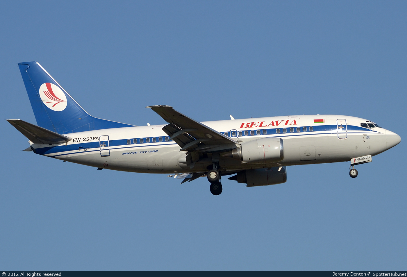Photo of EW-253PA - Boeing 737-524 operated by Belavia