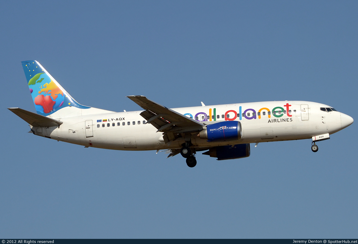 Photo of LY-AQX - Boeing 737-322 operated by Small Planet Airlines