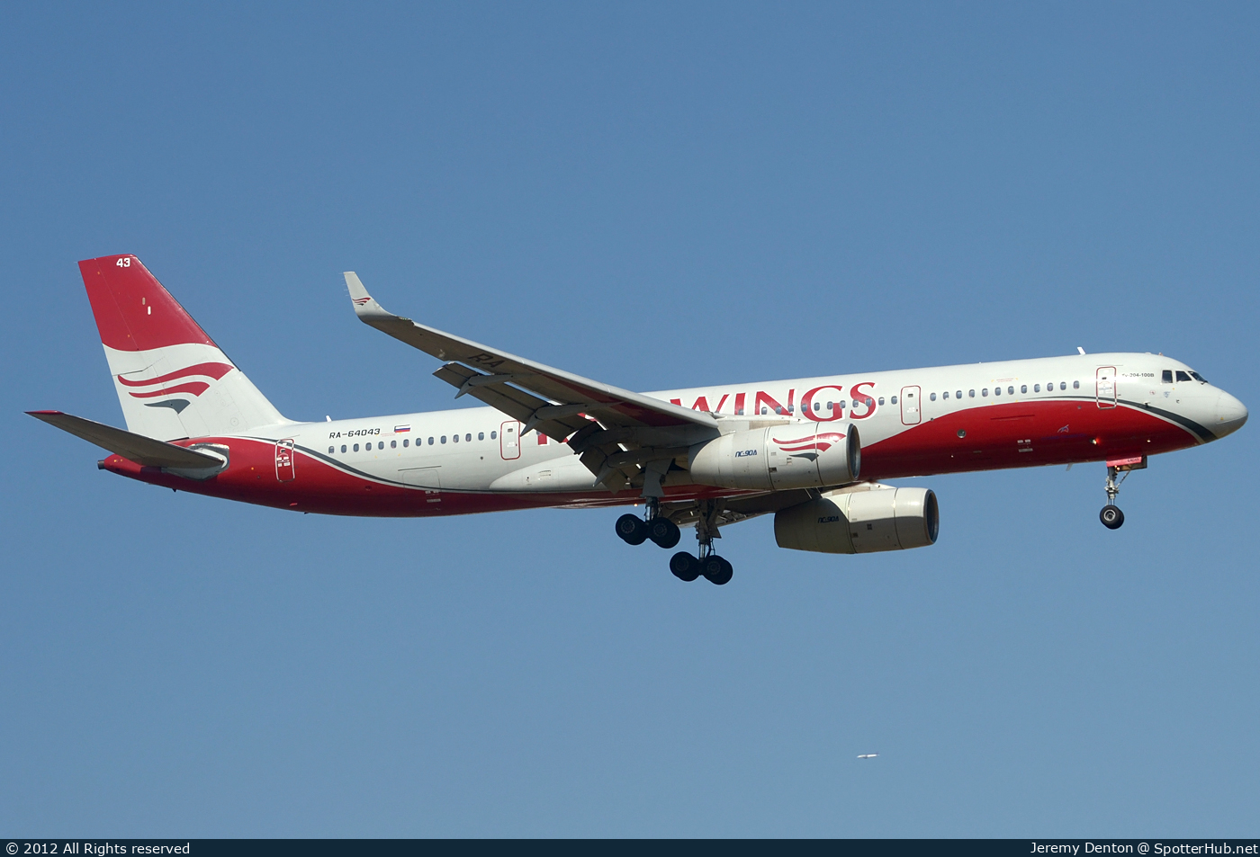 Photo of RA-64043 - Tupolev Tu-204-100 operated by Red Wings