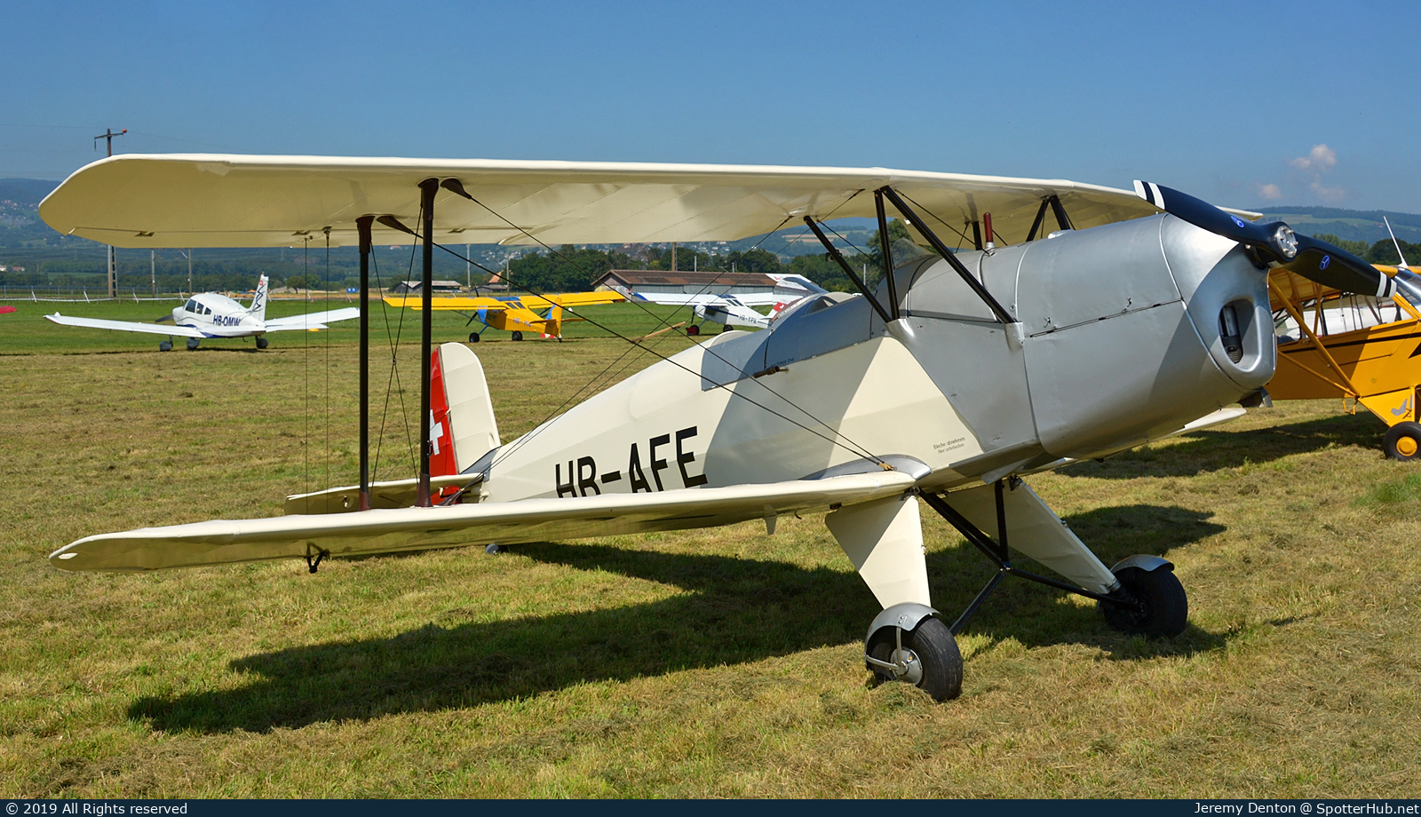 Photo of HB-AFE - Bücker Bü 131B Jungmann operated by Private