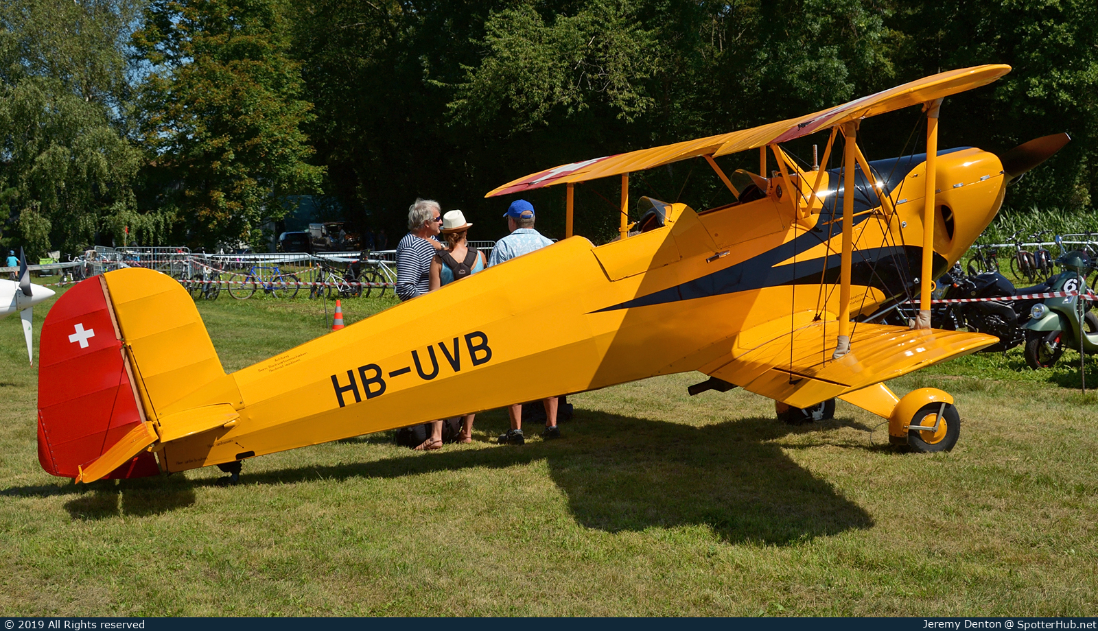 Photo of HB-UVB - Bücker Bü 131B Jungmann operated by Société d'Aviation de la Gruyère