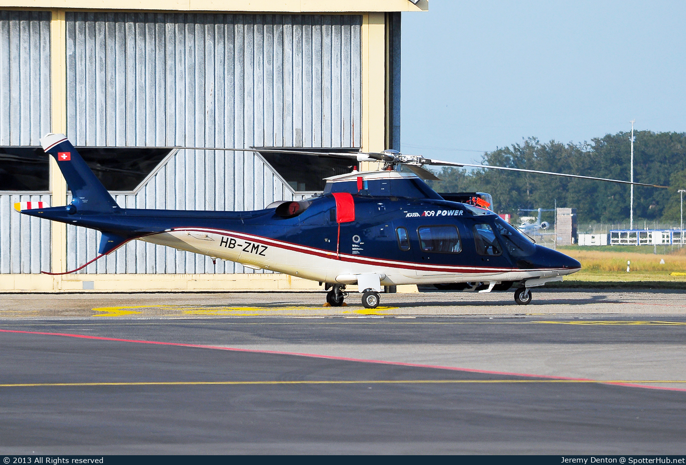 Photo of HB-ZMZ - Agusta A109E Power operated by Swiss Helicopter