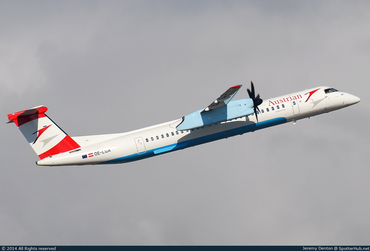 Photo of OE-LGA - Bombardier DHC-8-402 Dash 8 Q400 operated by Austrian Airlines