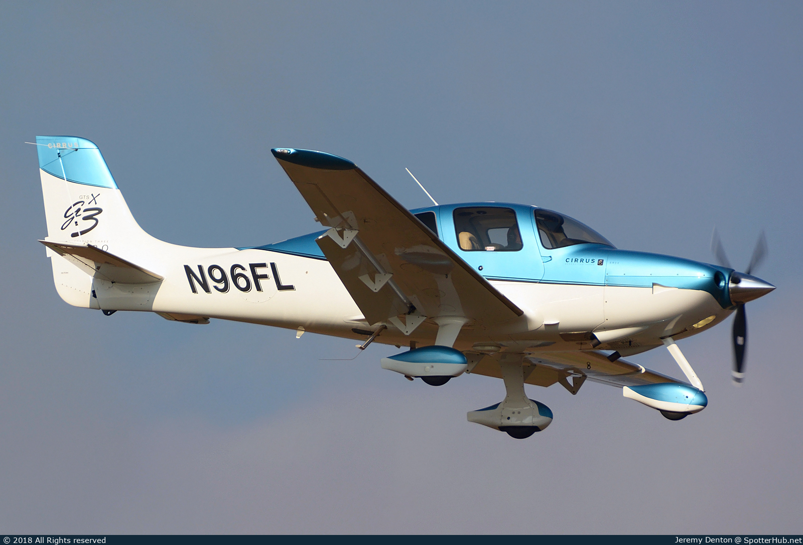 Photo of N96FL - Cirrus SR22 G3 GTSx operated by Private